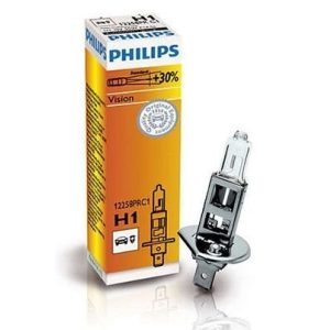 Philips H1 VISION autó izzó 12V 55W +30% fény!