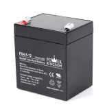 POWER KINGDOM 12V 4,5Ah PS4,5-12 ólomakku,VRLA, 90x70x100mm Faston 4,7mm (T1)