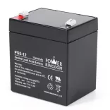 POWER KINGDOM 12V 5Ah PS5-12  ólomakku,VRLA, 90x70x100mm Faston 6,3mm (T2)