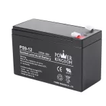 POWER KINGDOM 12V 9Ah PS9-12 ólomakku,VRLA, 151x65x94mm Faston 6,3mm (T2)