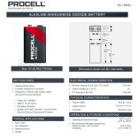 Duracell Procell Intense Power PX1604 (9V) ipari elem fóliás/1 9V