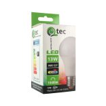 Qtec LED E27 13W A60 4200K (semleges fehér) 1196m