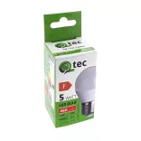 Qtec LED E27 5W G45 4200K (semleges fehér) 460lm