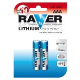 Raver Lithium mikró elem AAA,FR03 (L92)bliszteres/2 B7811