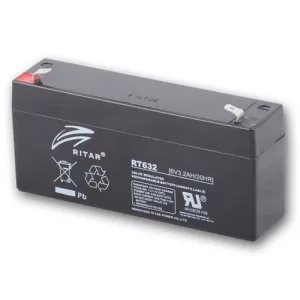 Ritar RT632-F1 6V 3,2Ah zárt ólomakkumulátor