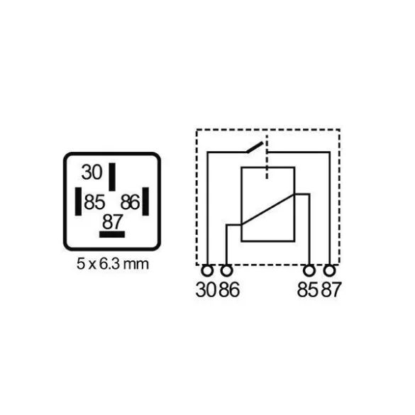 MR 57, Relé 24V/22A