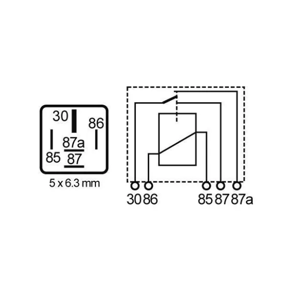 MR 60, Relé 12V