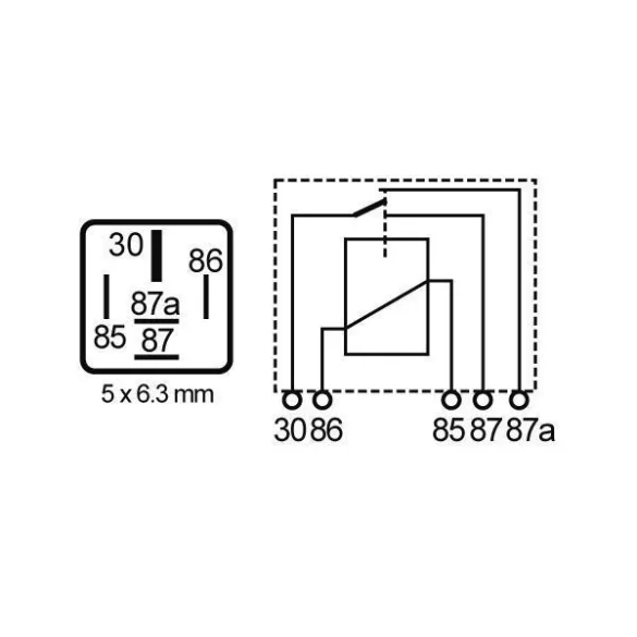 MR 67, relé 24V/22A/10A