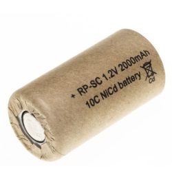 RP akku Ni-Cd 1,2V/2000mAh SC,nagyáramú