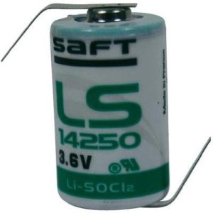 SAFT lithium elem 3,6V 1/2 AA (1/2 ceruza) LS14250 "Z" forrfüllel