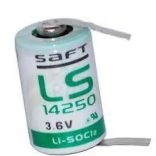 SAFT lithium elem 3,6V 1/2 AA (1/2 ceruza) LS14250 "U" forrfüllel