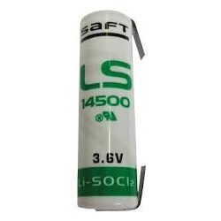   SAFT lithium elem 3,6V AA (ceruza) LS14500 "U" forrfüllel
