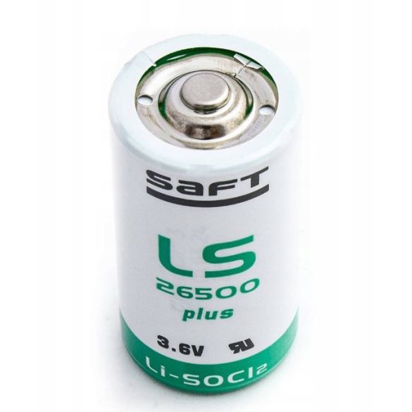 SAFT lithium elem 3,6V C (baby) 3,6V LS26500-plus