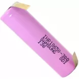 SAMSUNG INR18650-30Q Li-ion 3,7V  ipari akku 3000 mAh 15A "U" forrfüllel