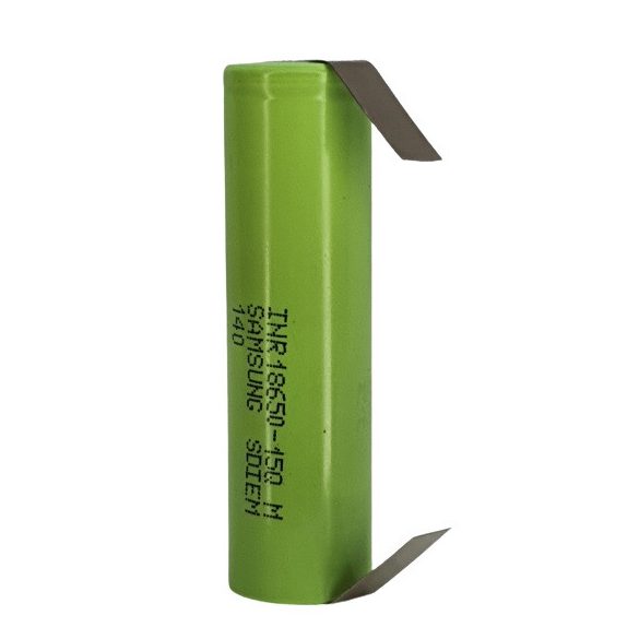 SAMSUNG 18650-15Q Li-ion 3,7V  ipari akku 1500 mAh 18A "U" forrfüllel
