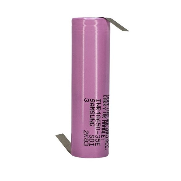 SAMSUNG INR18650-35E Li-ion ipari akku 3500 mAh 8A "Z" forrfüllel 1865035E