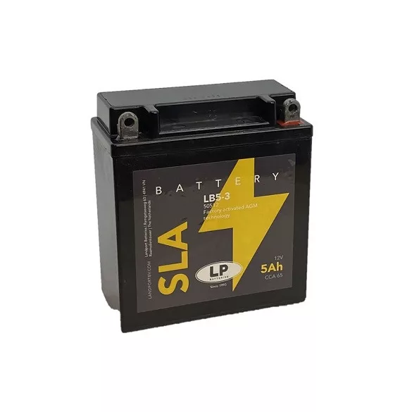 Landport SLA 5Ah 70A Jobb+ Motorakkumulátor (SLA-LB5-3)