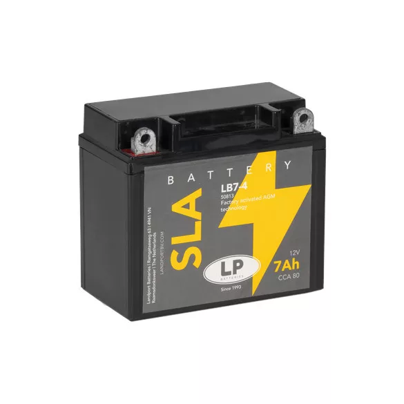 Landport SLA 7Ah 90A Bal+ Motorakkumulátor (SLA-LB7-4)