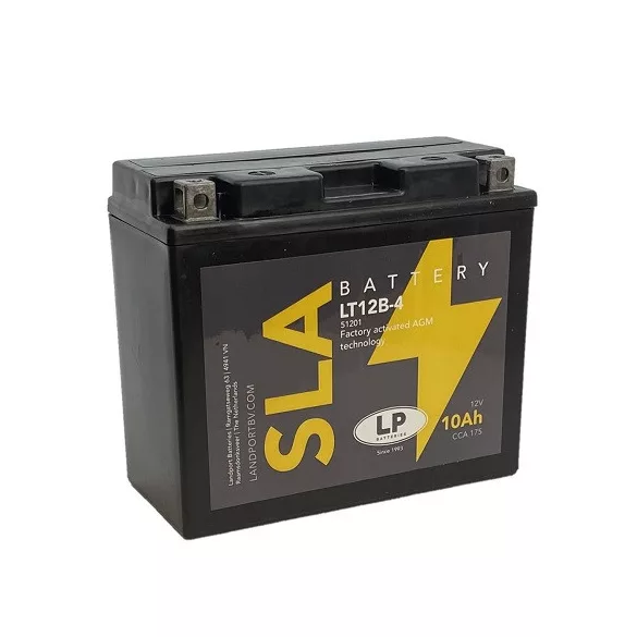 Landport SLA 10Ah 160A Bal+ Motorakkumulátor (SLA-LT12B-4)