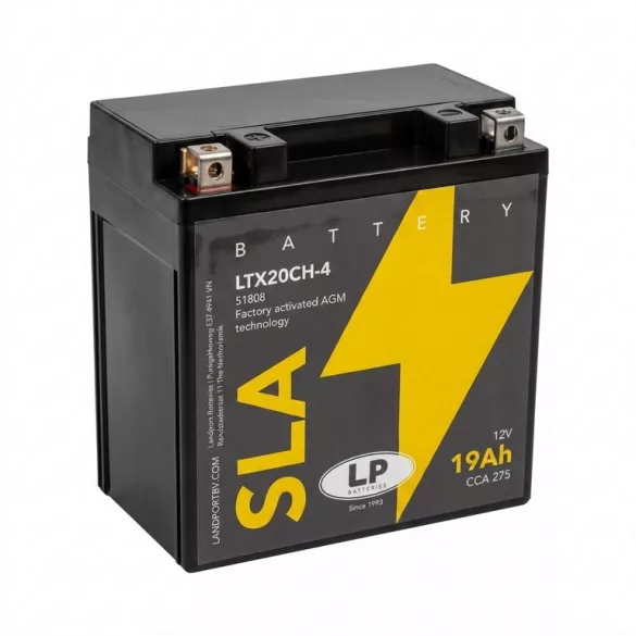 Landport SLA 19Ah 275A Bal+ Motorakkumulátor (SLA-LTX20CH-4)