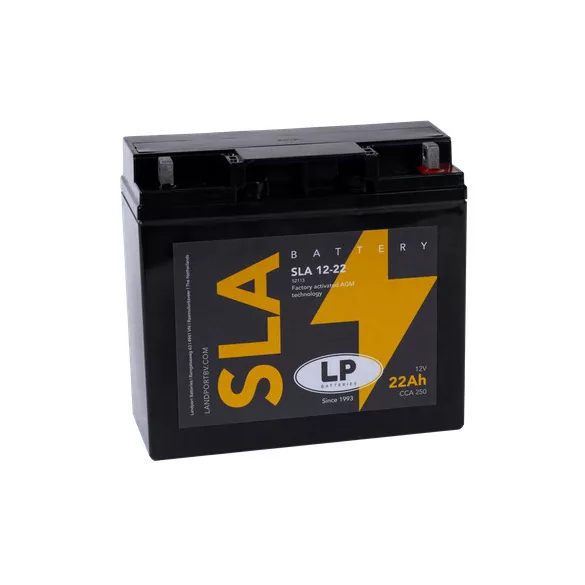 Landport SLA 22Ah 250A Jobb+ Motorakkumulátor (SLA-SLA12-22)