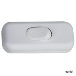 Steck zsinórközi billenő kapcsoló,két pólusú fehér SKK 01