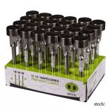 STECK! napelemes kerti lámpa,leszúrható,műanyag,FÉM SS-1M