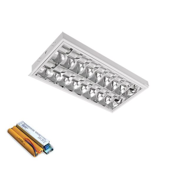 STELLAR LENA-V LED FÉNYCSŐVEL ÉS VÉSZVILÁGÍTÁSSAL 2x9W 6400K