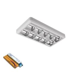   STELLAR LENA-V LED FÉNYCSŐVEL ÉS VÉSZVILÁGÍTÁSSAL 2x9W 6400K