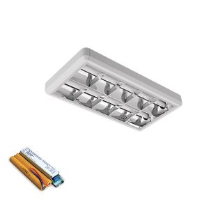 STELLAR LENA-V LED FÉNYCSŐVEL ÉS VÉSZVILÁGÍTÁSSAL 2x9W 6400K