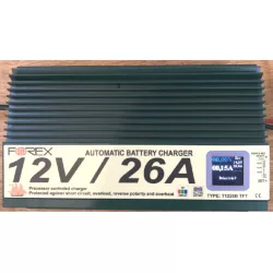 Akkumulátortöltő 12V 26A, digitális kijelzős