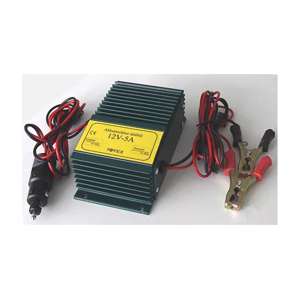 FOREX T125-AT 12 V / 5 A akkumulátor-áttöltő