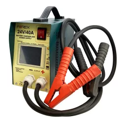 Akkumulátortöltő 24V/40A, érintőképernyős