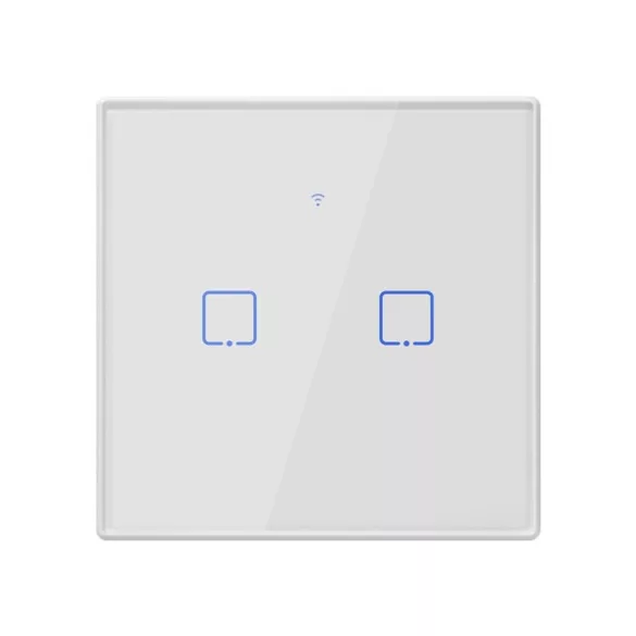 TX2-195016 WI-FI SMART SWITCH WHITE, DOUBLE EU TYPE
