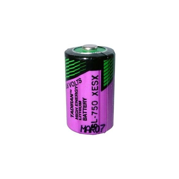 Tadiran SL750 (LS14250) 3,6V lithium elem 1/2 ceruza (1/2AA)