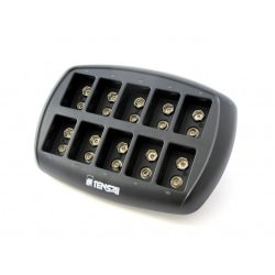 TENSAI Lader gyors töltő 9V.akkukhoz 10 csatornás