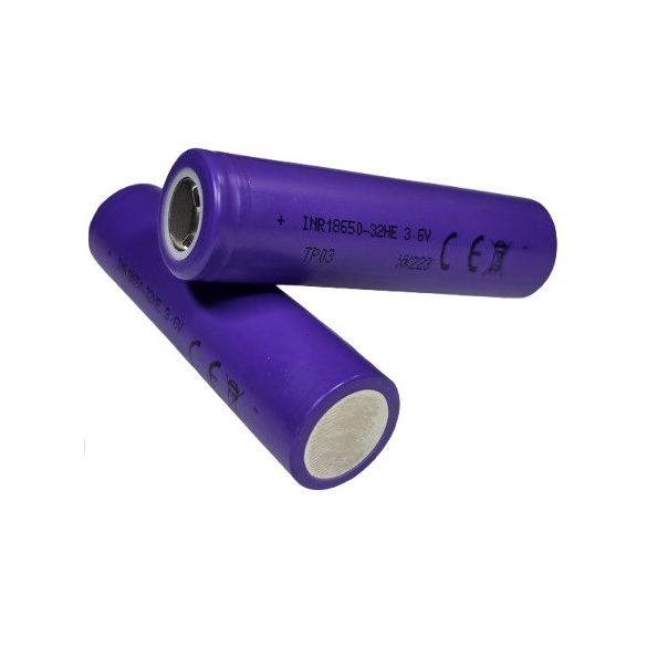 Tenpower INR18650-32HE Li-ion ipari akku 3100mAh 10A