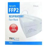 Szájmaszk TRIXLINE FFP2 (arcmaszk) 5db-os kiszerelés RAKTÁRON!!! TRAH14
