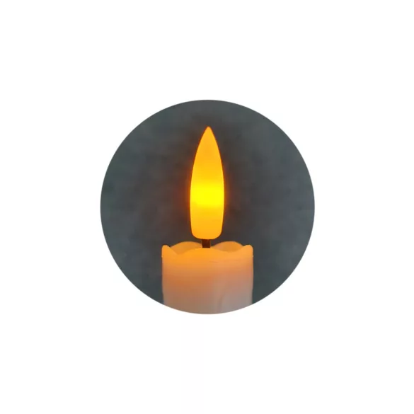 TRIXLINE HD-119 gyertya fehér-ezüst