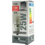 Trixline páraelszívó izzó ST25 230V , E14-es foglalat 25W 70°C