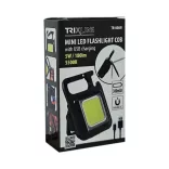 TRIXLINE TR006M 5W COB LED TÖLTHETŐ MINI ZSEBLÁMPA-SÖRNYITÓ 180 lm