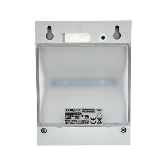 Trixline TR-03S szolár kültéri LED lámpa 8+2 LED