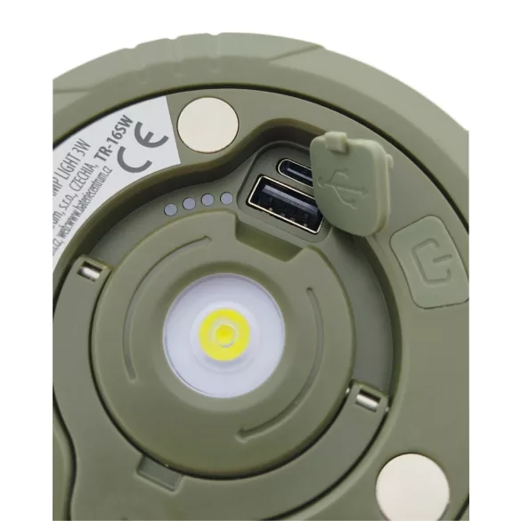 TRIXLINE TR-16SW USB újratölthető 3W LED kempinglámpa