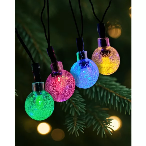 TRIXLINE TR-227V karácsonyi fényfüzér gömbök