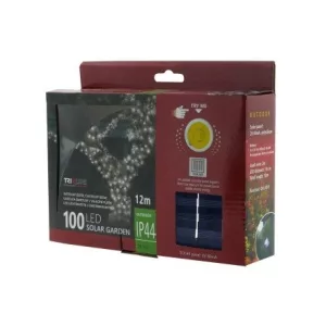 TRIXLINE karácsonyi fényfüzér TR318 SOLAR 100 LED 12 méter,színes,kültéri