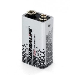 9V ULTRALIFE lithium elem