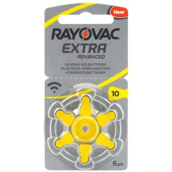   Varta Rayovac Extra hallókészülék elem 10 (PR70)bl/6 1,45V