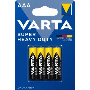 Varta Super Heavy Duty (Superlife)  AAA féltartós mikró elem (R03) bl/4