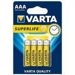 Varta Super Heavy Duty (Superlife)  AAA féltartós mikró elem (R03) bl/4
