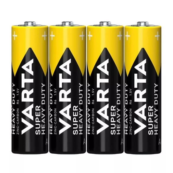 Varta Super Heavy Duty (Superlife) AA féltartós ceruza elem (R6) fólia 4
